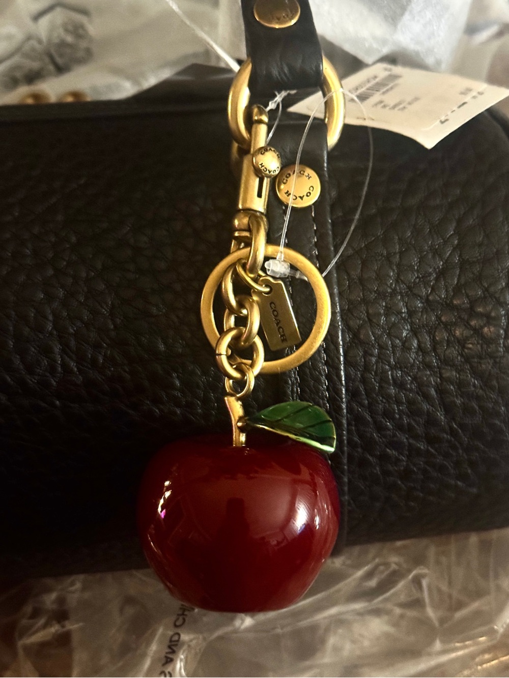 Coach Big Apple Charm  #CY399